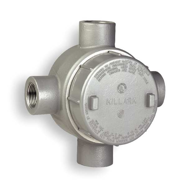 Conduit Outlet Body, Iron, X, 1/2 In.
