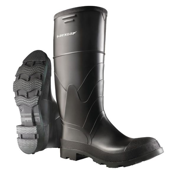 Men's Steel Rubber Boot Black