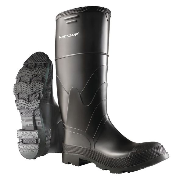 Men's Steel Rubber Boot Black