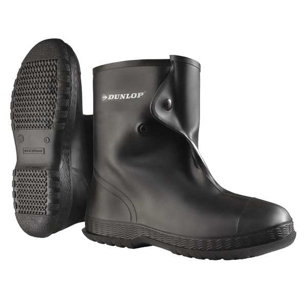 Overboots, Mens, XS, Button, Blk, PVC, PR