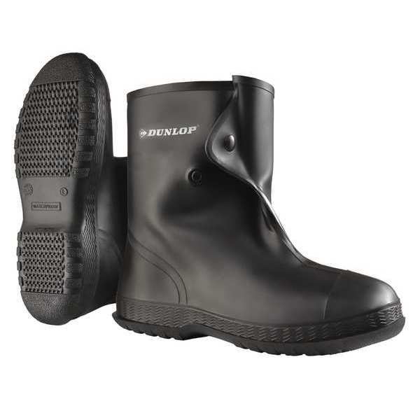 Overboots, Men, XL, Button Tab, Blk, PVC, PR