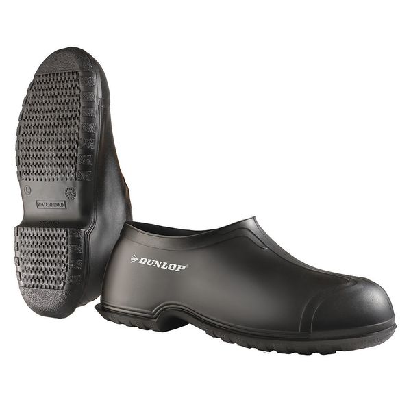 Overshoes, Men, S, Pull On, Blk, PVC, PR