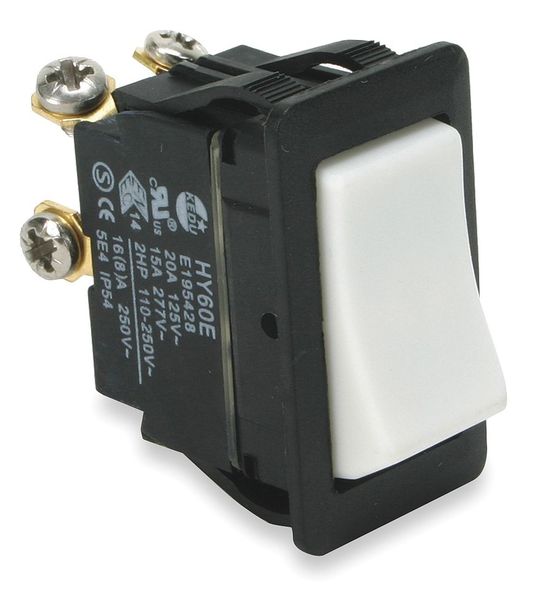 Rocker Switch, DPST, 4 Connections
