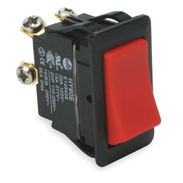 Rocker Switch, DPST, 4 Connections