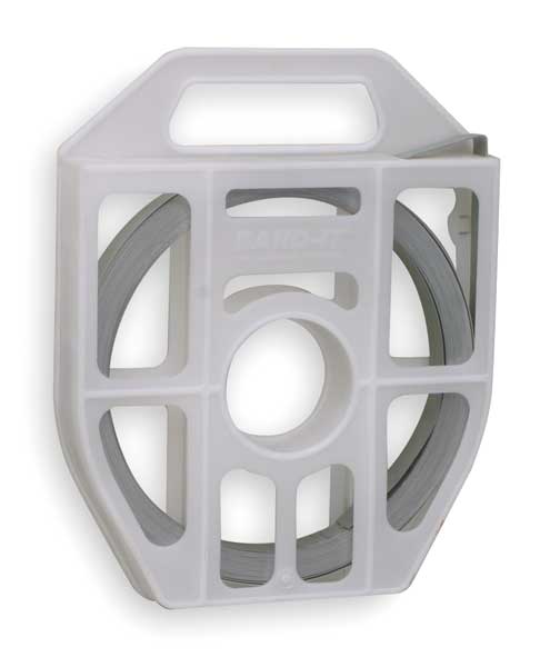 Stainless Steel Band, 50 ft. L, 30 mil