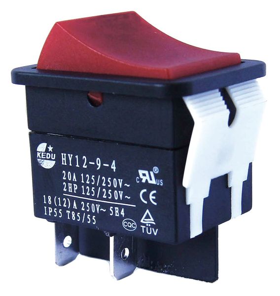 Rocker Switch, SPST, 2 Connections