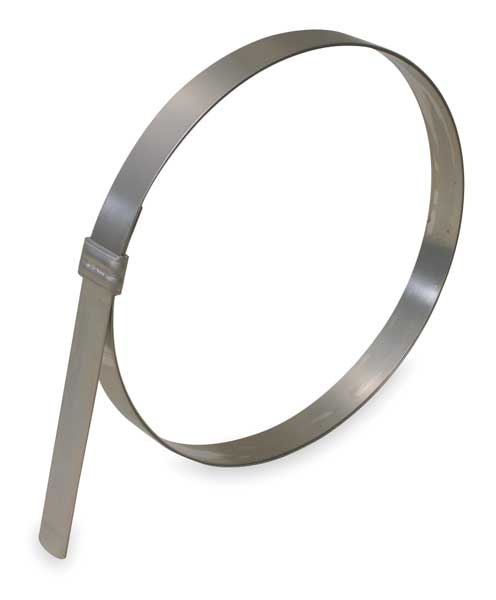 Band Clamp, SS, Min.Dia. 1-3/4 In., PK16