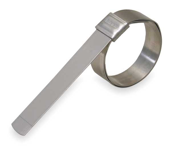 Band Clamp, SS, Min.Dia. 1-1/4 In., PK24