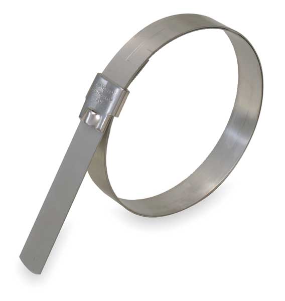 Band Clamp, SS, Min.Dia. 1-3/4 In., PK12