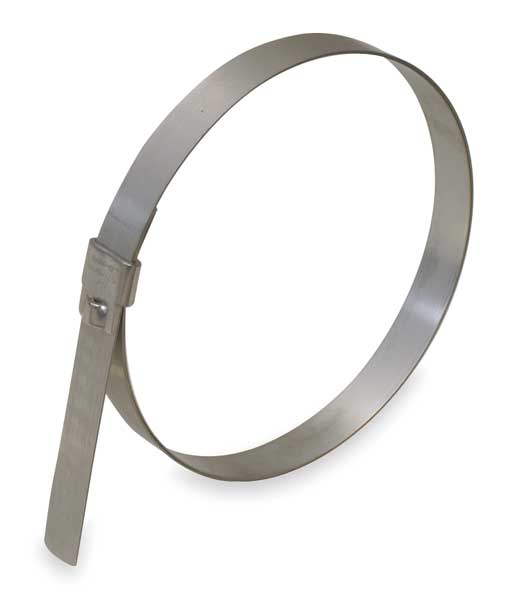 Band Clamp, SS, Min.Dia. 1-3/4 In., PK12