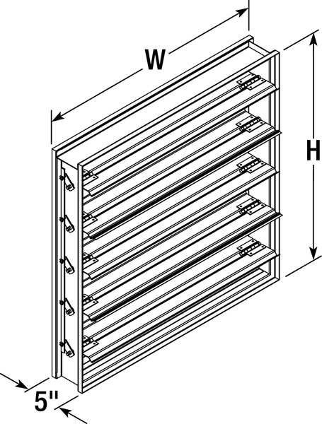 Volume Control Damper, 11-3/4
