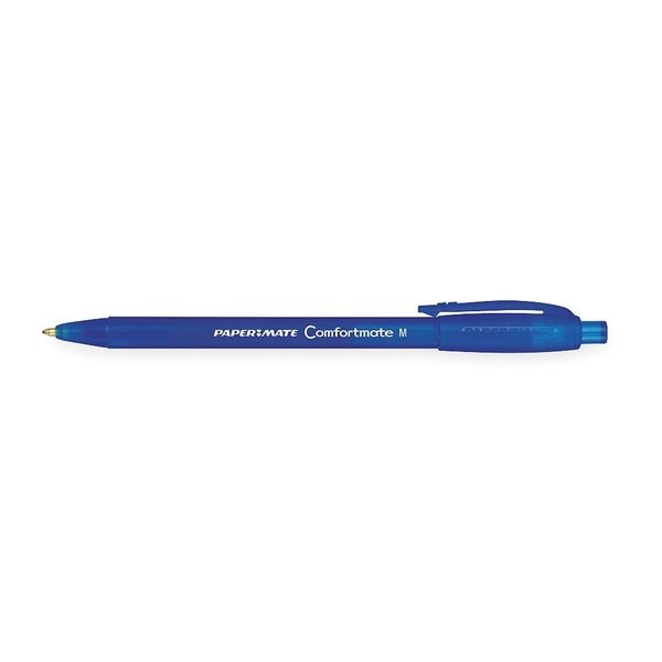 Retractable Ballpoint Pen, Medium 1.0 mm, Blue PK12