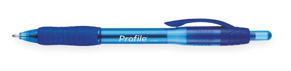 Retractable Ballpoint Pen, 1.4 mm, Blue PK12