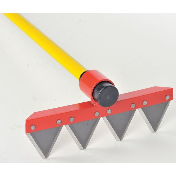Fire Rake, Ergonomic Handle, 60 In. L