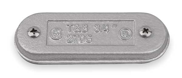 Conduit Body Cover, 3/4 in., Clip On