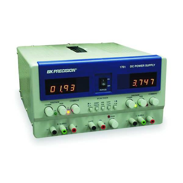 Triple Output DC Supply, 0-35 V DC, 5 V DC