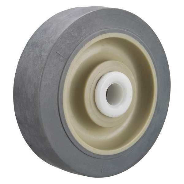 Caster Wheel, TPR, 3 in., 200 lb., Tan Core