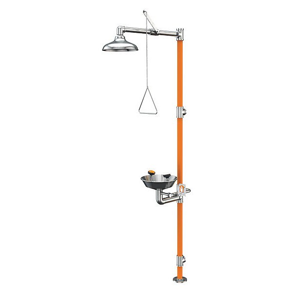 Drench Shower With Face/Eyewash, 16 In. W