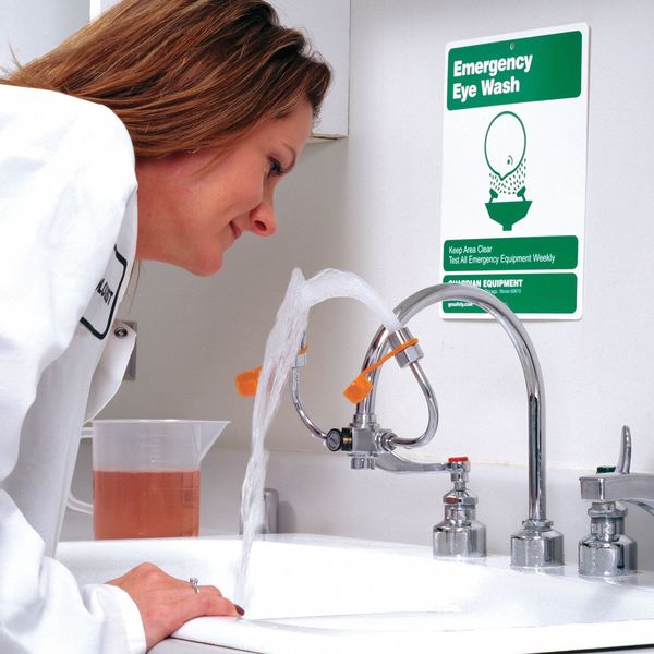 Faucet Mounted Eyewash Station No Bowl