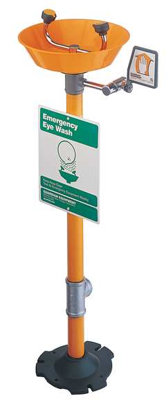 Pedestal Mounted Eyewash Station ABS Plastic
