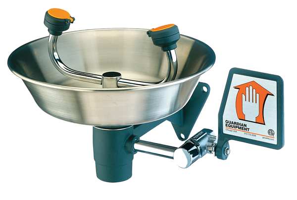 Wall Mounted Eyewash Station Stainless Steel
