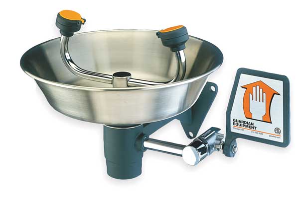 Wall Mounted Eyewash Station Stainless Steel