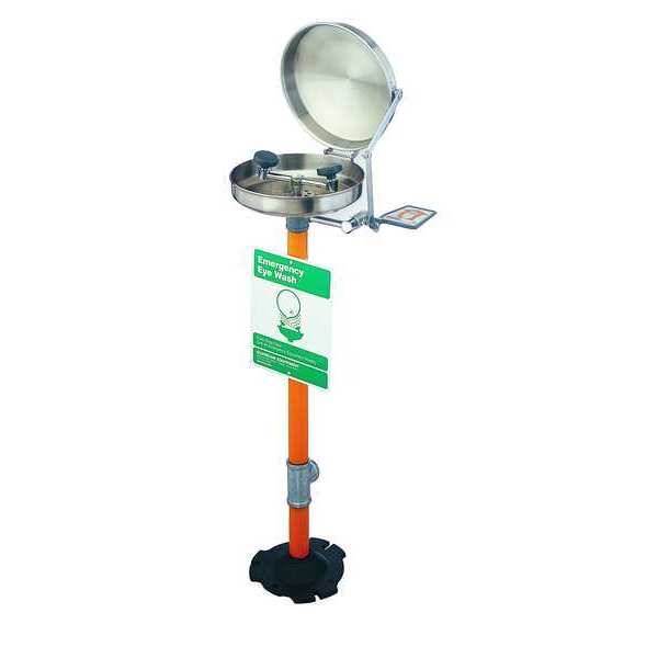Pedestal Mounted Eyewash Station Stainless Steel