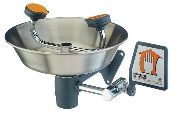 Wall Mounted Eyewash Station Stainless Steel