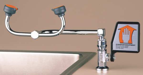 Deck Mounted Eyewash Station No Bowl