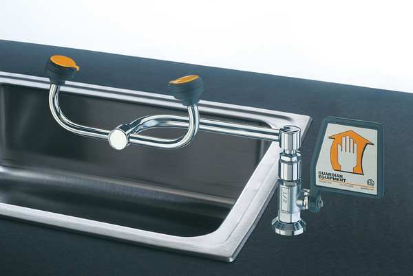 Deck Mounted Eyewash Station No Bowl