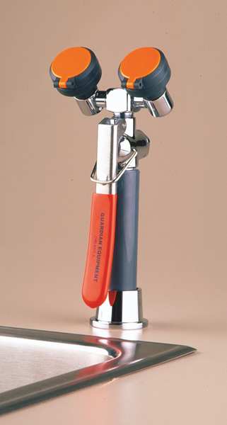 Dual Head Drench Hose, Countertop, 8 ft.