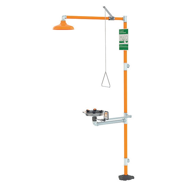 Drench Shower With Face/Eyewash, 96 In. H