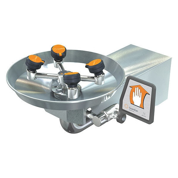 Wall Mounted Eyewash Station Stainless Steel