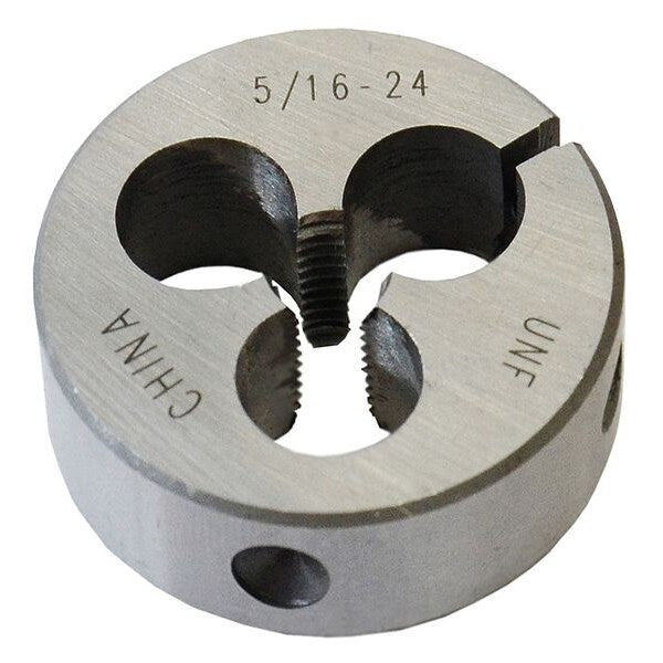 Rd Adjustable Die, CS, 5/16-24, 1-1/2 In OD