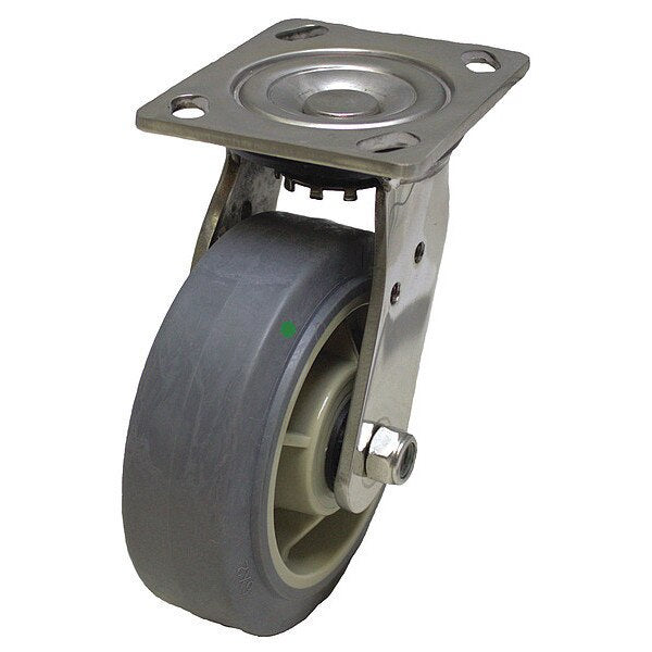 Swivel Plate Cstr, Delrin, Stainless Steel