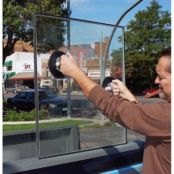 Suction Cup Lifter, 6 In Dia, T-Handle