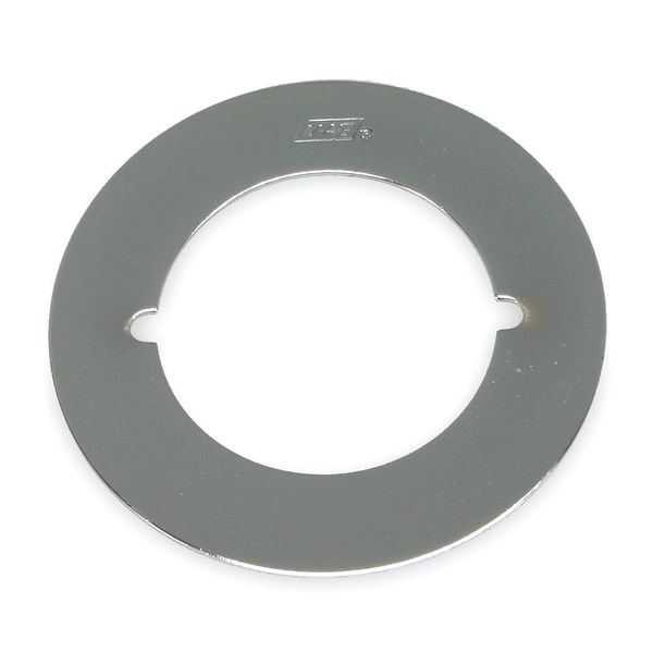 Cover Plate, O.D.3-1/2 In., Chrome, PK2