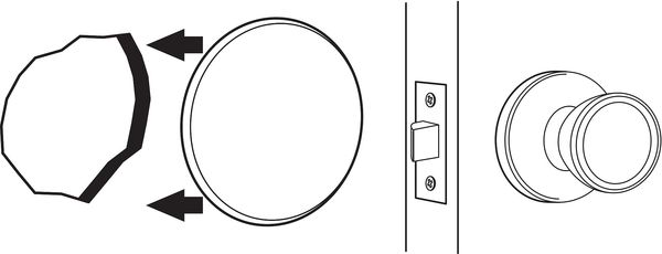 Wall Patch and Guard, Dia. 5 In