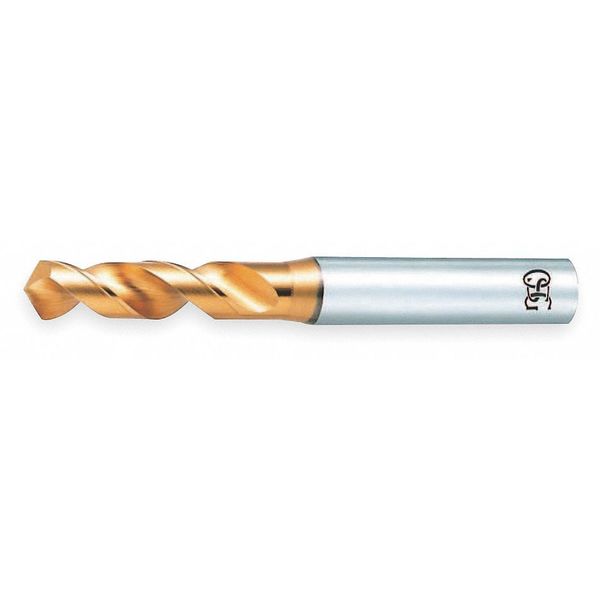 Screw Machine Drill Bit, #12 Size, 120  Degrees Point Angle, High Speed Steel, TiN Finish