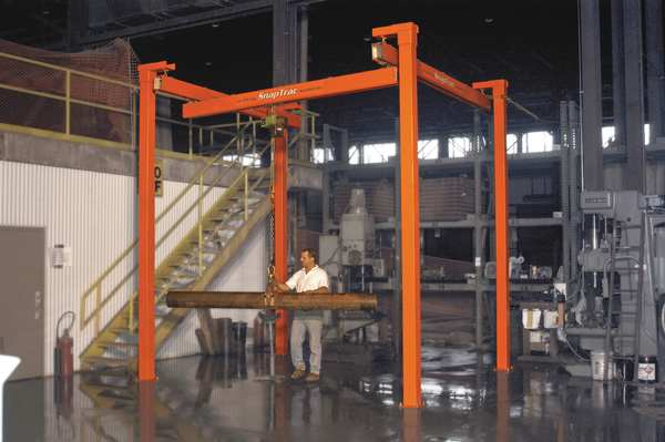 Crane Monorail Kit, 1000 Lb Cap, 12 Ft L