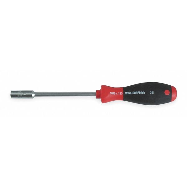 Nut Driver, 8.0mm, Solid, Ergo, 5 in.