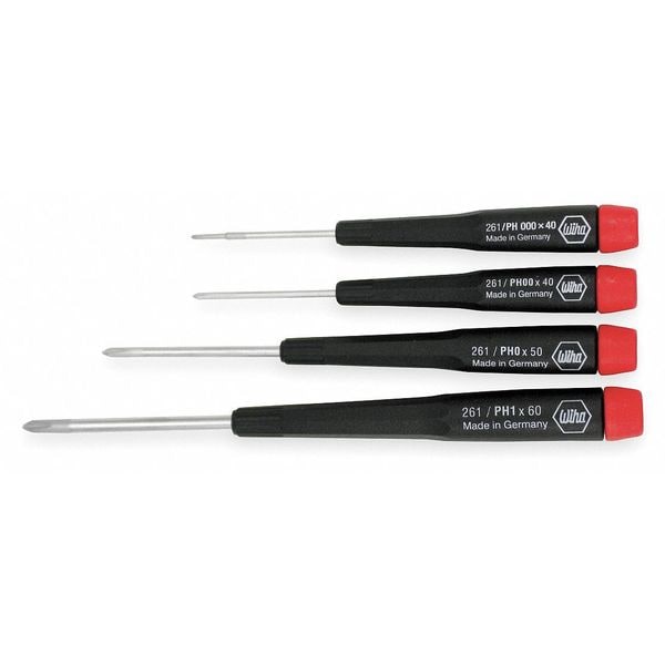 Precision Screwdriver Set, Phillips, 4pcs.