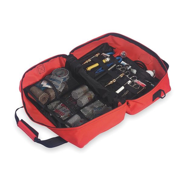 Responder Trauma Bag, 600D Polyester W/ Reinforced Backing, Orange