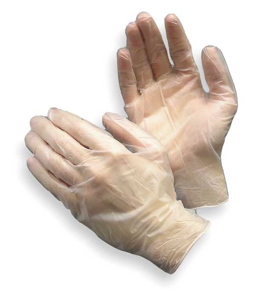 Disposable Gloves Vinyl Clear L 1000 PK