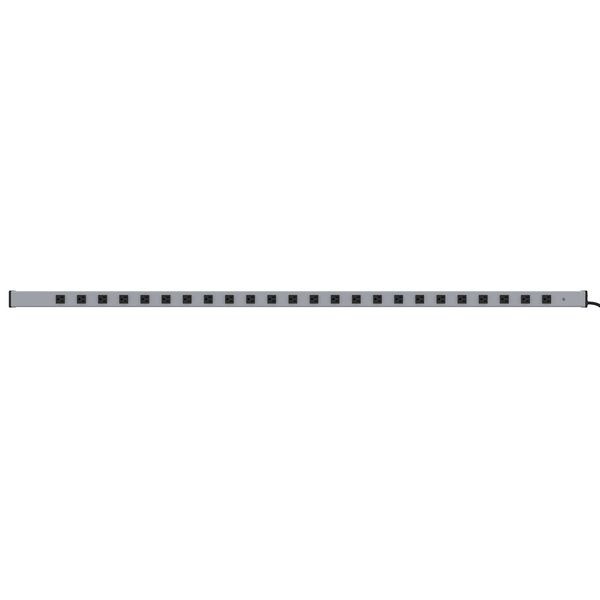Outlet Strip, 15A, 120V, 24 Outlet, 72 In