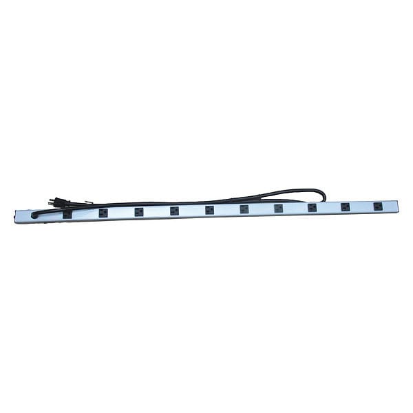 Outlet Strip, 20A, 120V, 10 Outlet