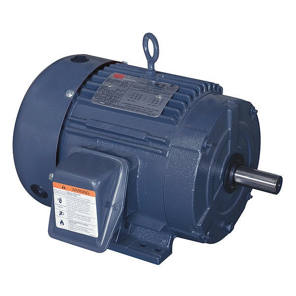 3-Phase General Purpose Motor, 2 HP, 184T Frame, 230/460V AC Voltage, 1,180 Nameplate RPM