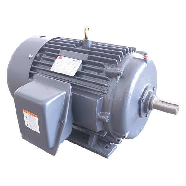 3-Phase General Purpose Motor, 25 HP, 284TS Frame, 230/460V AC Voltage, 3,550 Nameplate RPM
