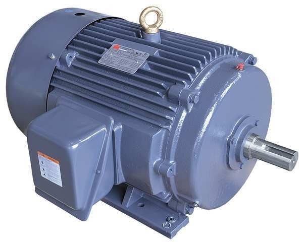 3-Phase General Purpose Motor, 40 HP, 324TS Frame, 230/460V AC Voltage, 3,560 Nameplate RPM