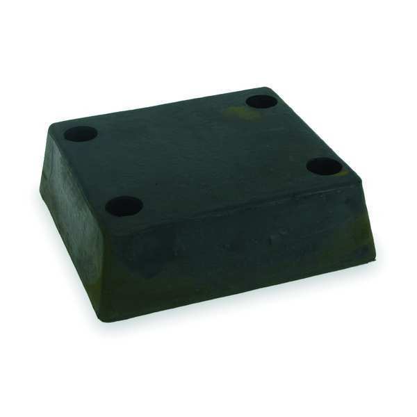 13 in. x 4 in. x 12 in. Rubber Dock Bumper
